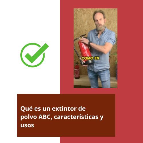 Qué es un extintor de polvo ABC, características
