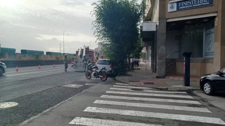 La recién inaugurada cafetería San Diego sufre un pequeño incendio que alerta a los bomberos