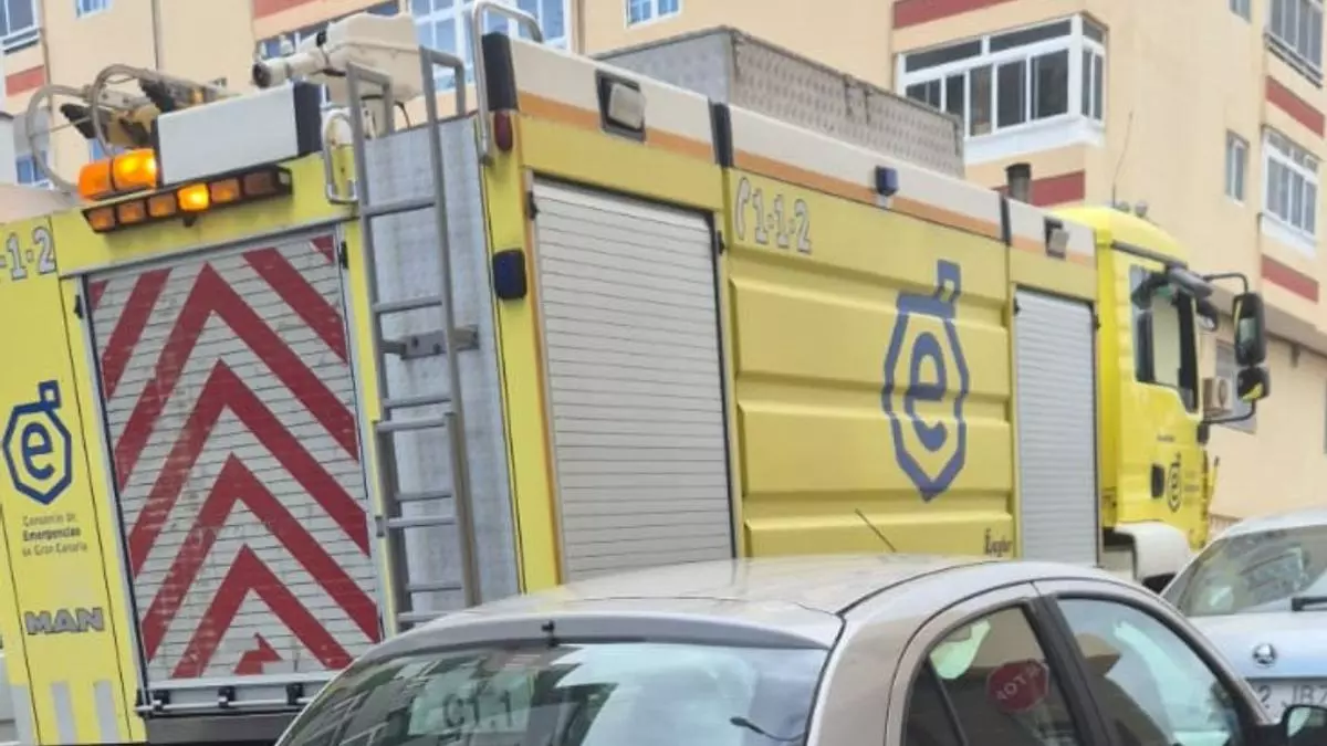 Conato de incendio en Telde: una rápida intervención evita daños mayores