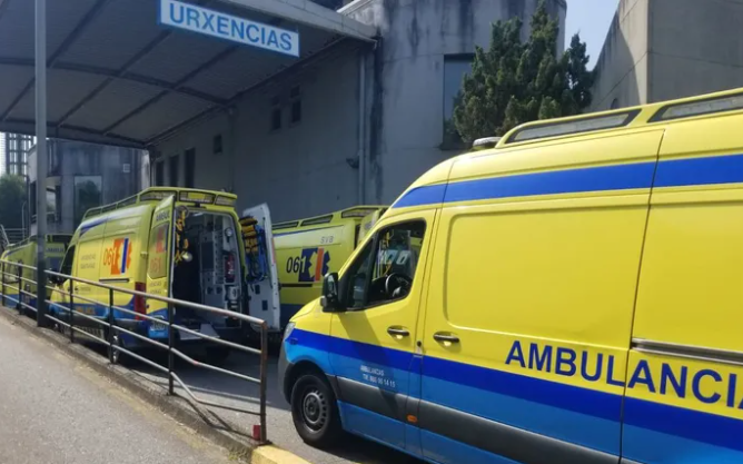 Mujer al hospital tras un incendio en su cocina de Poio(Pontevedra)