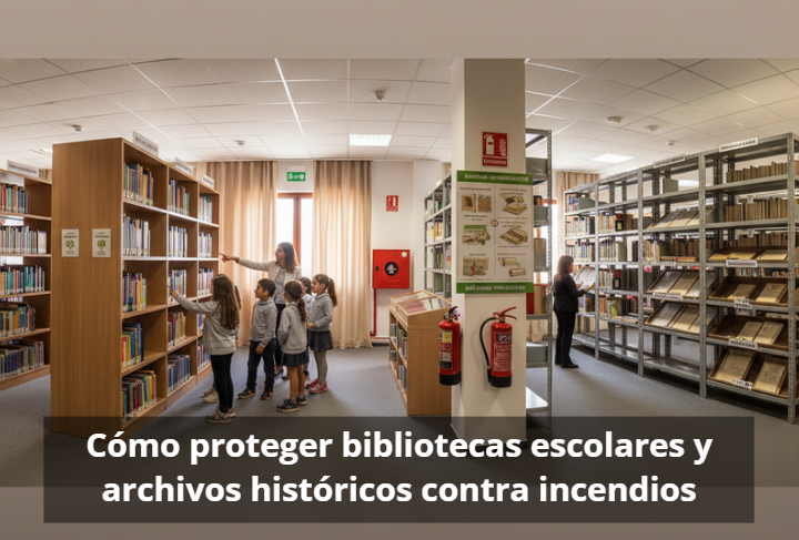Cómo mantener seguras bibliotecas escolares y archivos históricos frente al fuego Leave a comment