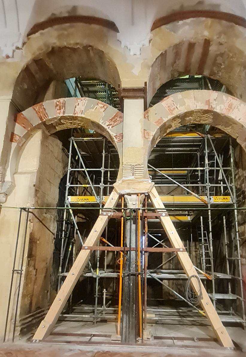 Restauración integral de la Mezquita-Catedral de Córdoba tras el incendio accidental. Preservar un legado único mediante soluciones técnicas avanzadas.