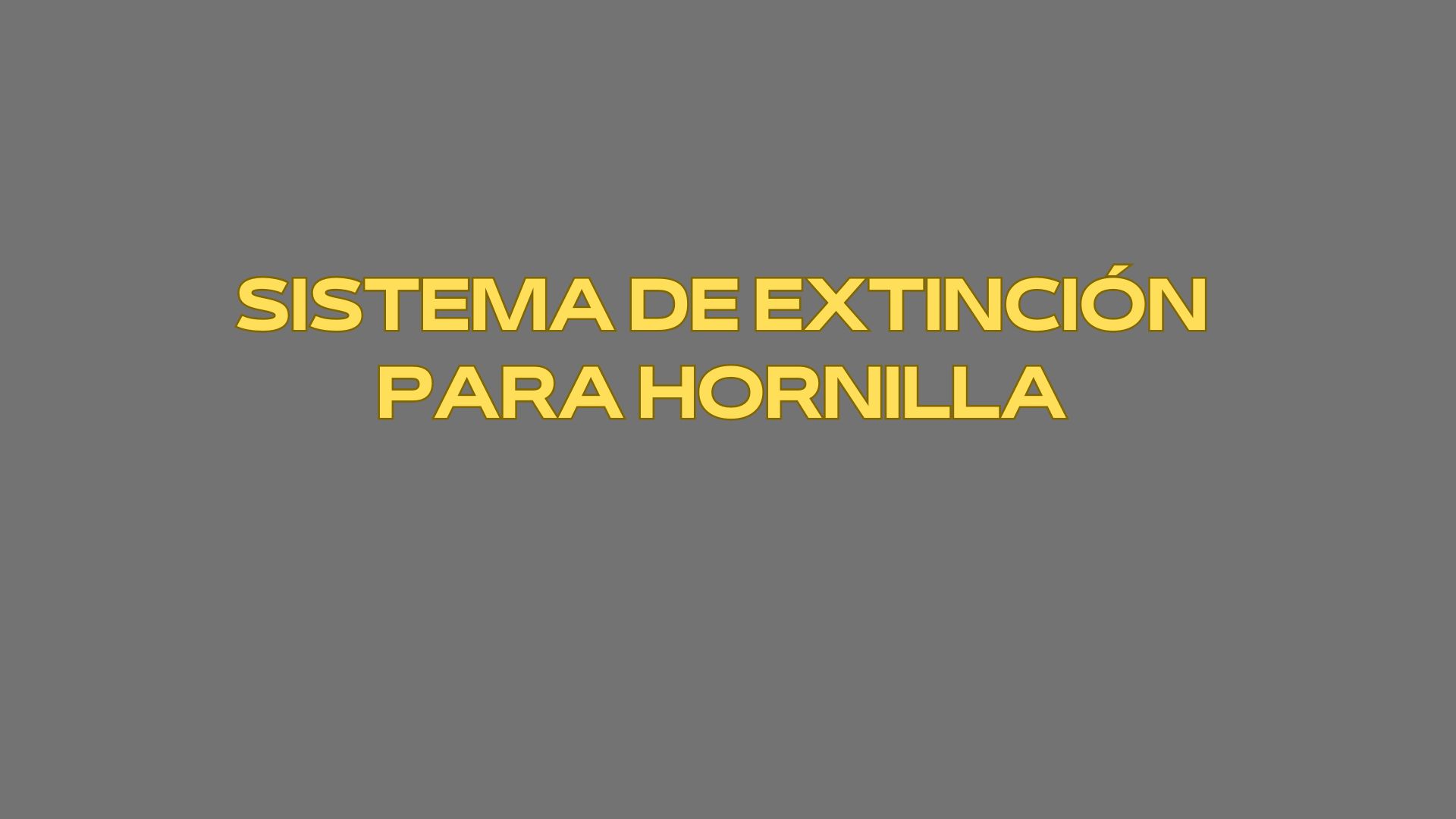 Sistema de extinción para hornilla. Protección integral y eficacia técnica en cocinas profesionales.