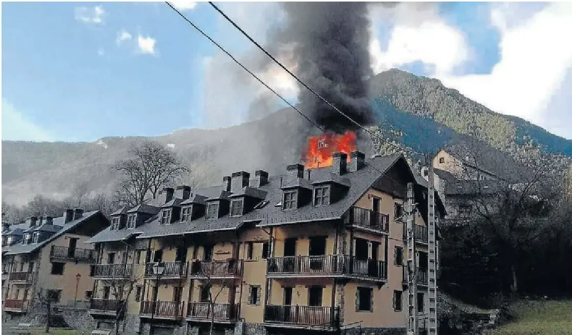 Incendio en un edificio residencial de alta montaña: claves de seguridad y prevención