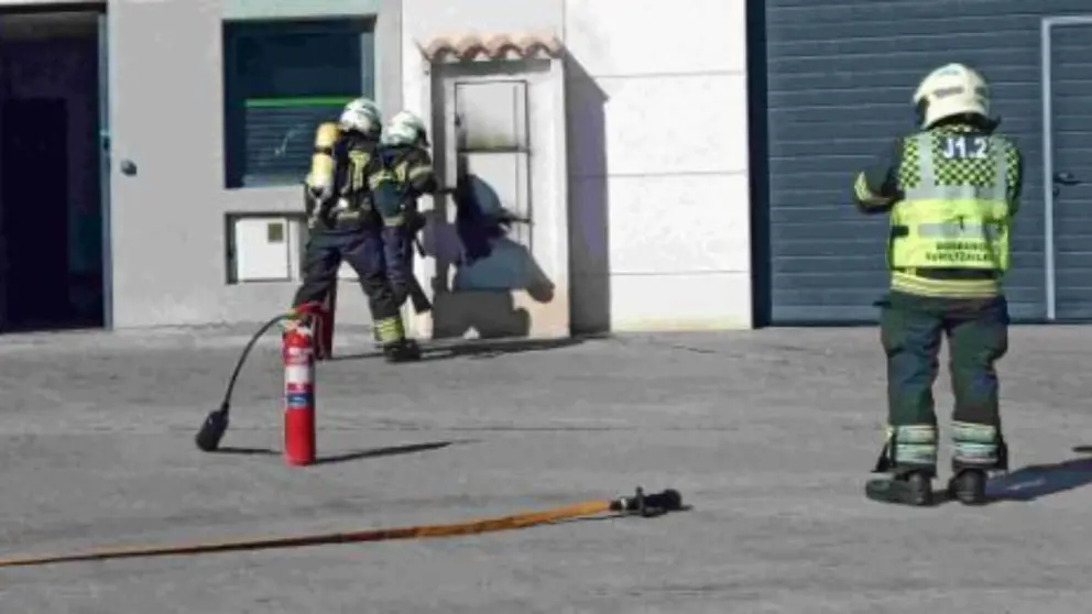 Conato de incendio en el polígono La Serna de Tudela: rápida intervención evita daños mayores