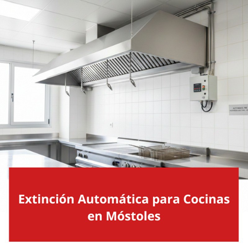 Extinción automática para cocinas Móstoles