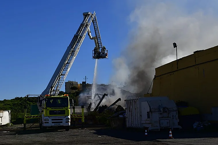 Colapso estructural tras un incendio