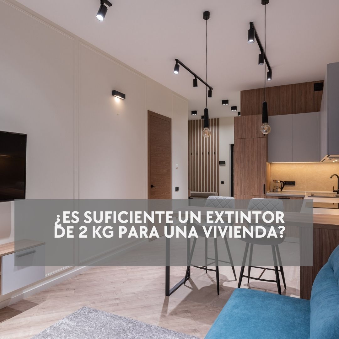 ¿Es suficiente un extintor de 2 kg para una vivienda?
