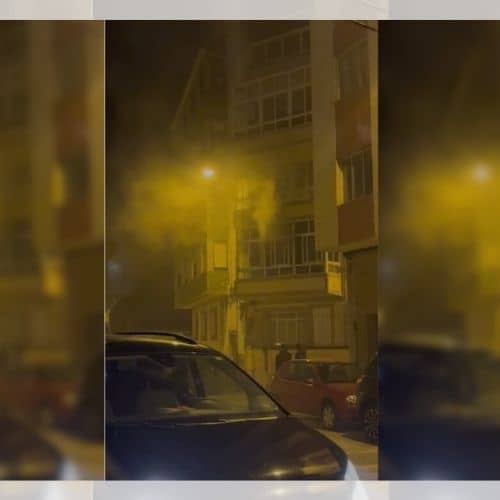 Pequeño incendio en cocina provoca alarma en la Rúa Doutor Balanzá