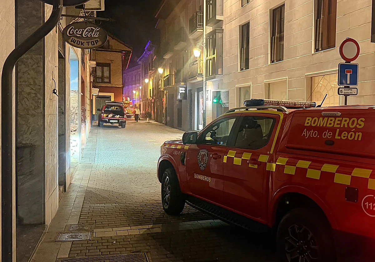Incendio en restaurante del centro de León: rápida actuación evita daños mayores