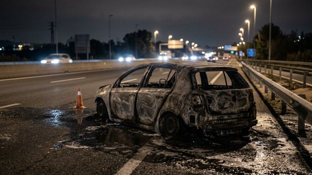 Un coche calcinado en la C-58 en Terrassa: claves del incidente y cómo prevenir incendios en carretera