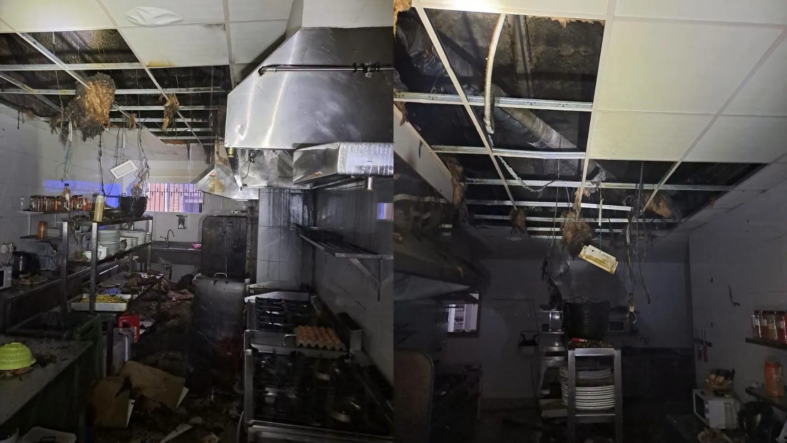 Un incendio en un restaurante de Punta Umbría provoca daños materiales en la cocina del establecimiento de la calle Ancha