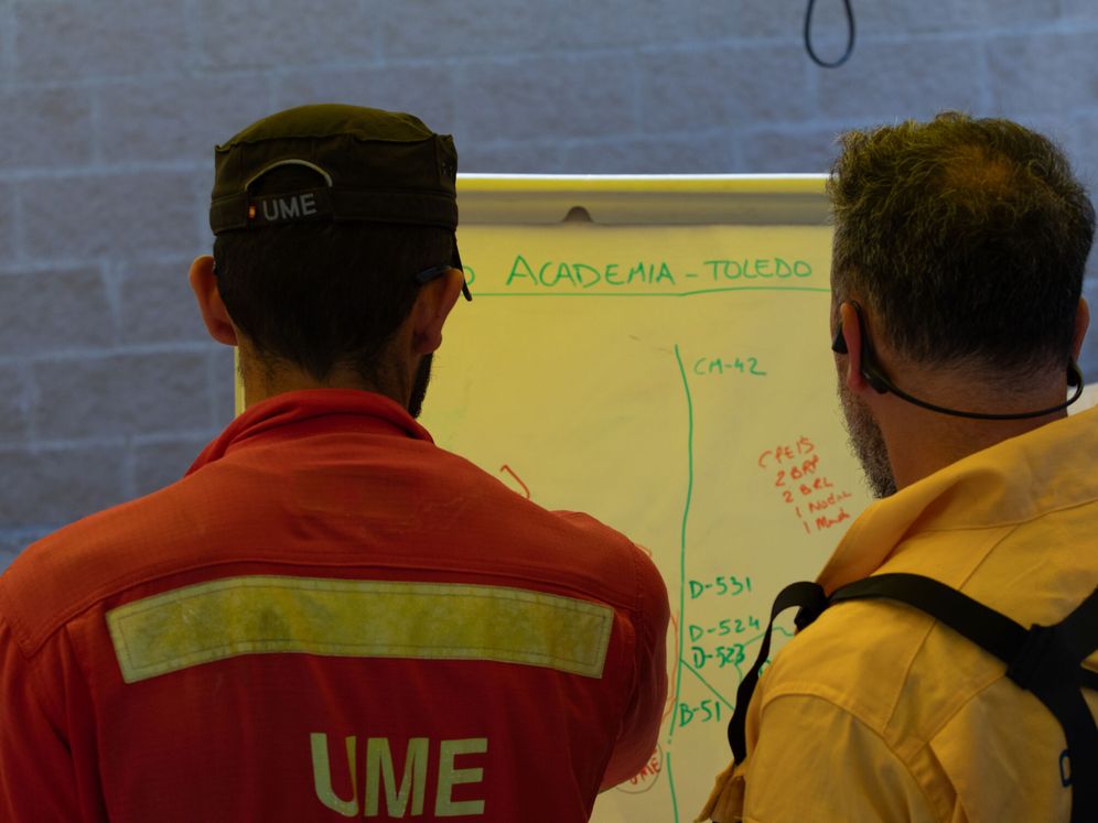 Controlado y extinguido el fuego en la Academia de Infantería de Toledo tras arrasar 200 hectáreas