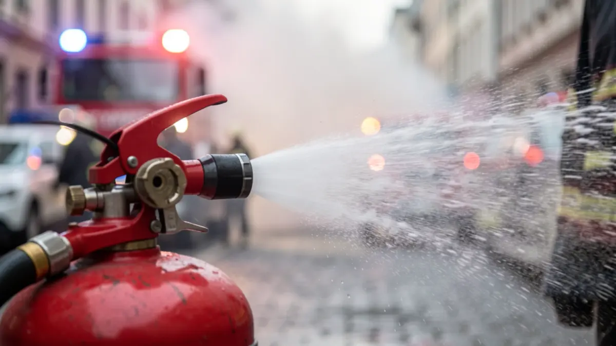 Explosión e incendio obligan al desalojo de la Torre Moeve en Madrid