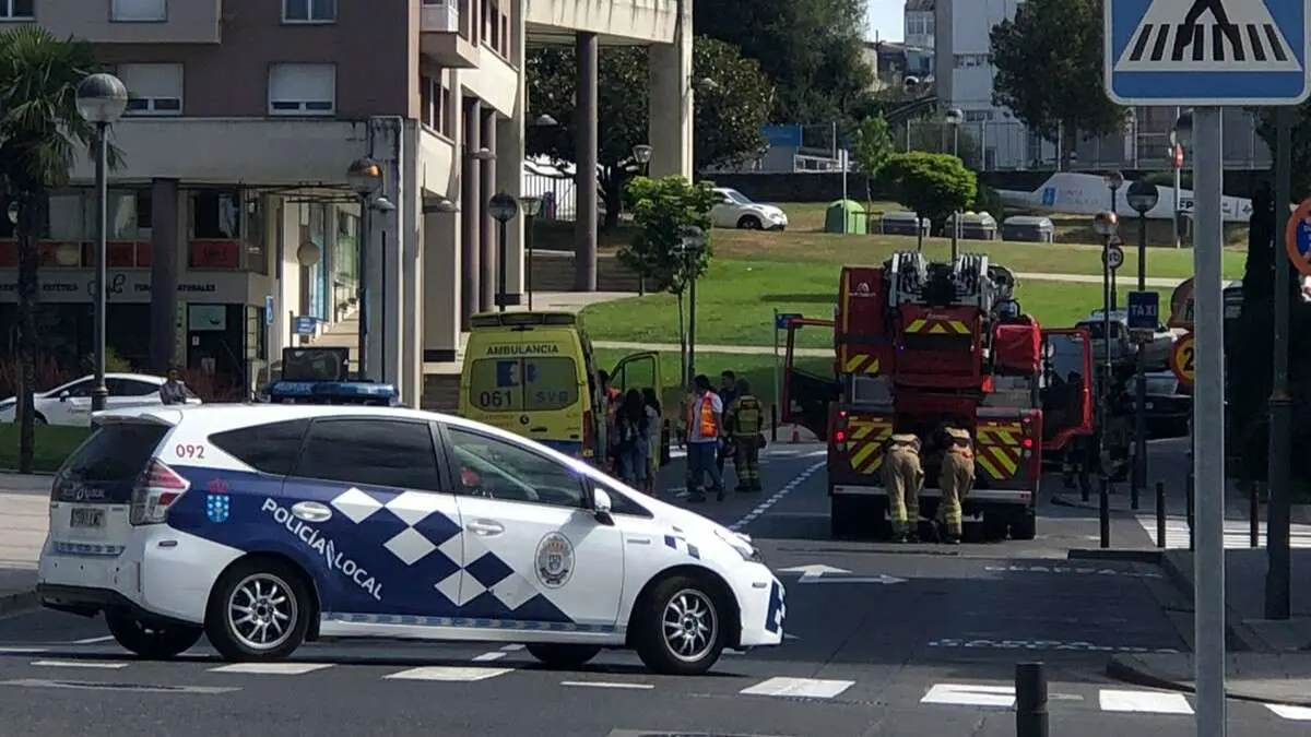 Una mujer resulta herida tras incendiarse la cocina de su vivienda en Lugo