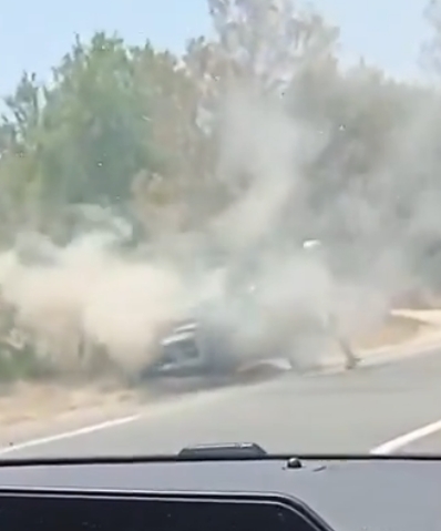 El coche que quedó en el arcén y desató la alarma en San Martín de Valdeiglesias: así comenzó el incendio que llegó hasta la sierra madrileña
