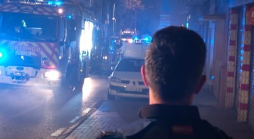 Fuego en un local árabe de Alcorcón moviliza a los bomberos en la avenida de Portugal