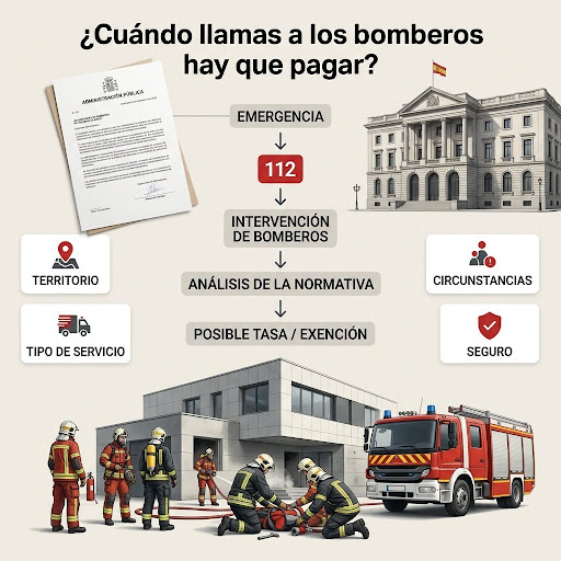 ¿Cobran los bomberos por apagar un incendio?