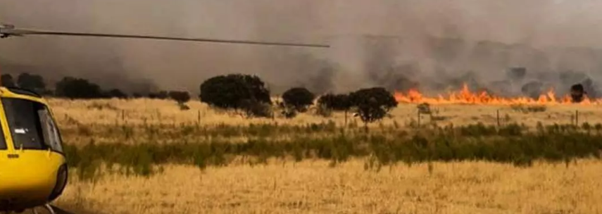 El Infoex da por estabilizado el fuego en Villagarcía de la Torre